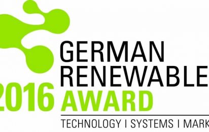 Bewerben Sie sich für den 5. German Renewables Award