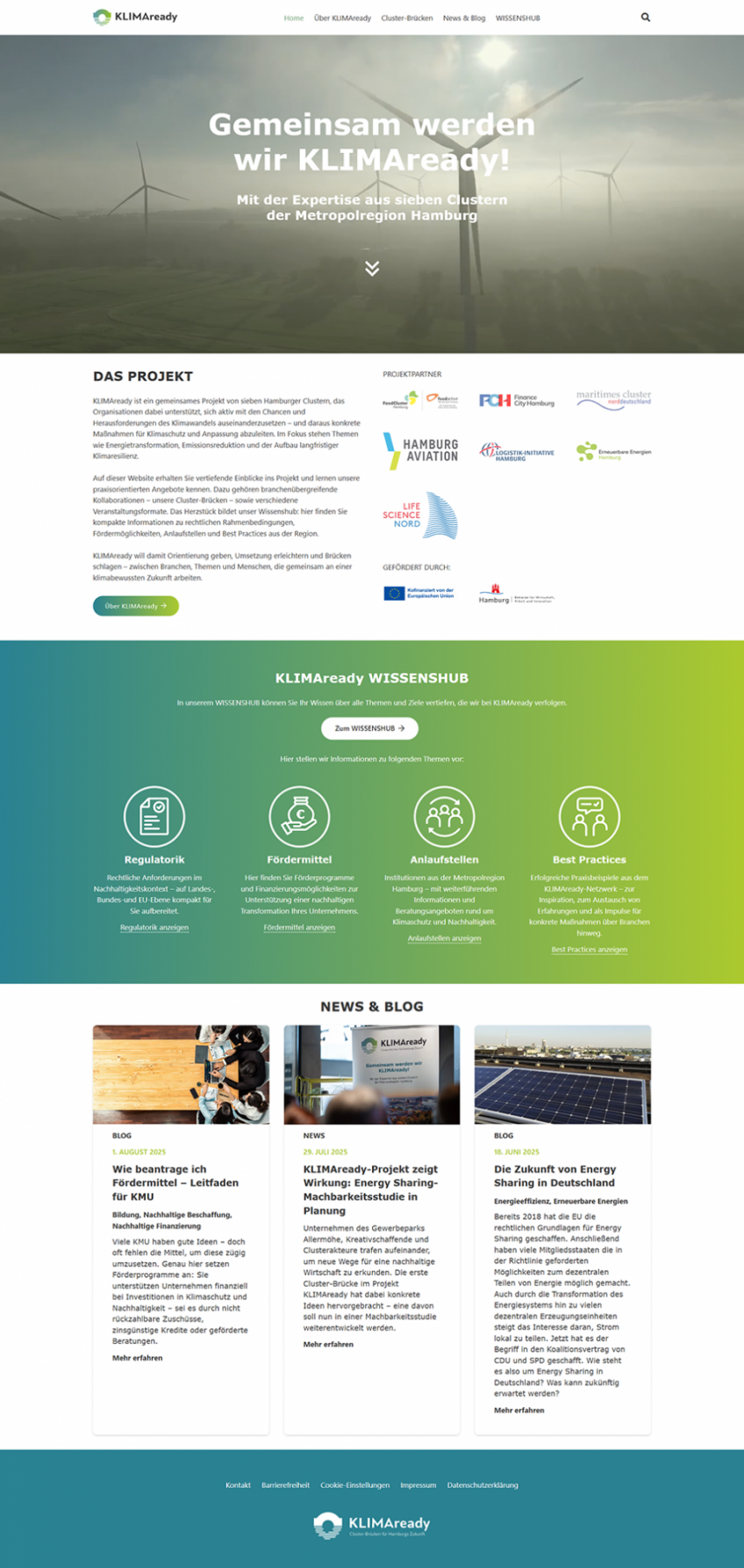 KLIMAready Website jetzt online -