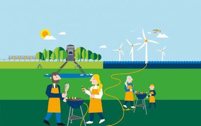 Grillpower mit Windpower