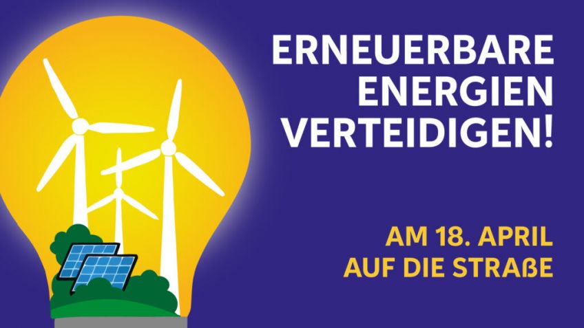 EEHH e.V.  solidarisiert sich mit Demonstration „Erneuerbare Energien verteidigen“