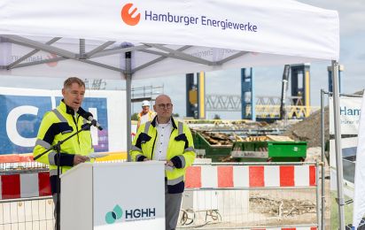 Hamburg Green Hydrogen Hub feiert Richtfest in Moorburg