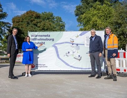 Wärmenetz Wilhelmsburg wächst und wird noch klimafreundlicher