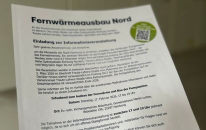 Fernwärmeausbau im Norden Hamburgs beginnt
