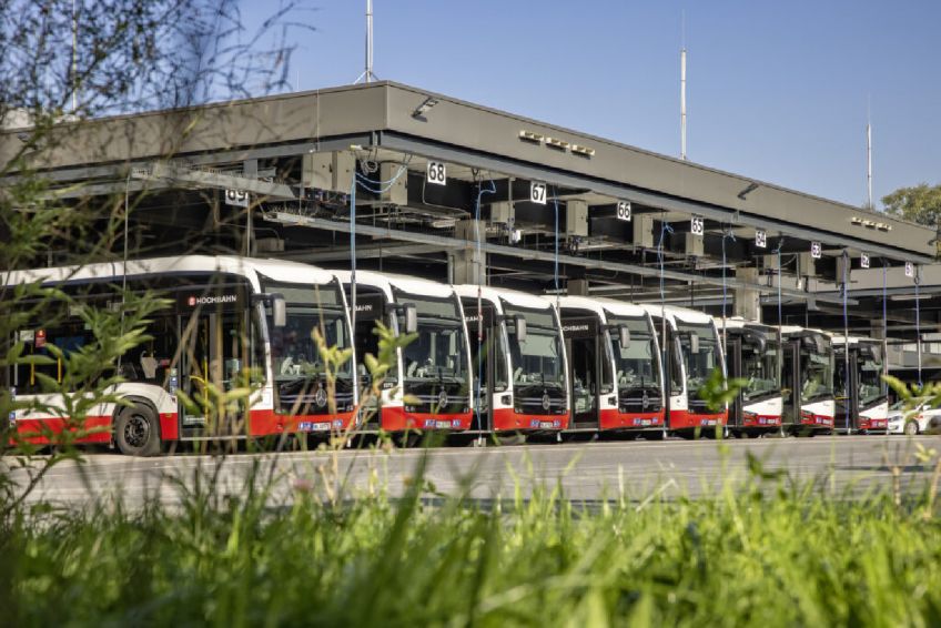 Geteilte Ladeinfrastruktur auf Betriebshöfen in Hamburg