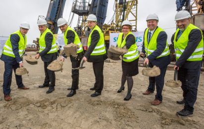 Siemens beginnt Hochbau beim Werk Cuxhaven