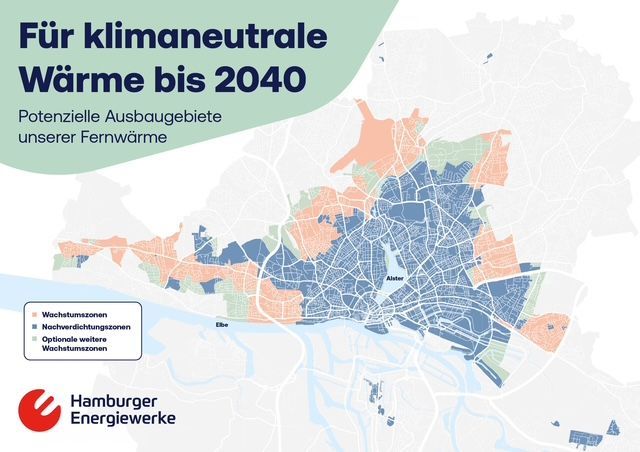 Passend zum Hamburger Wärmeplan: Hamburger Energiewerke liefern Wärmelösungen