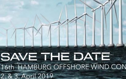 Save the date 16. Hamburg Offshore Wind Conference 2019