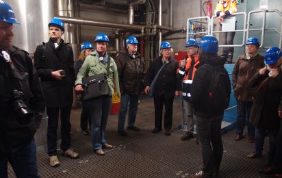 Besuch des energieautarken Klärwerkes Köhlbrandthöft
