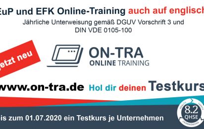 8.2 Consulting und ON TRA starten Online Training für EuP und EFK