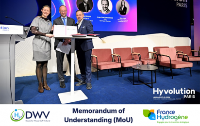 MoU zwischen DWV France Hydrog ne unterzeichnet