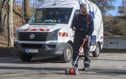 Gasspürer der Hamburger Energienetze unterwegs 2.800 Kilometer Rohrleitungen bis Herbst zu prüfen