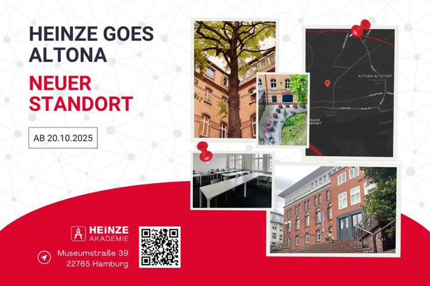 Heinze Akademie: Neuer Hauptstandort in Hamburg Altona