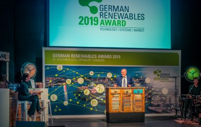 Verleihung des 9. German Renewables Awards