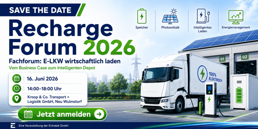 Recharge Forum 2026: E-LKW wirtschaftlich laden